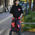 ROUROU 24th Embroidered Raglan Sleeve Top