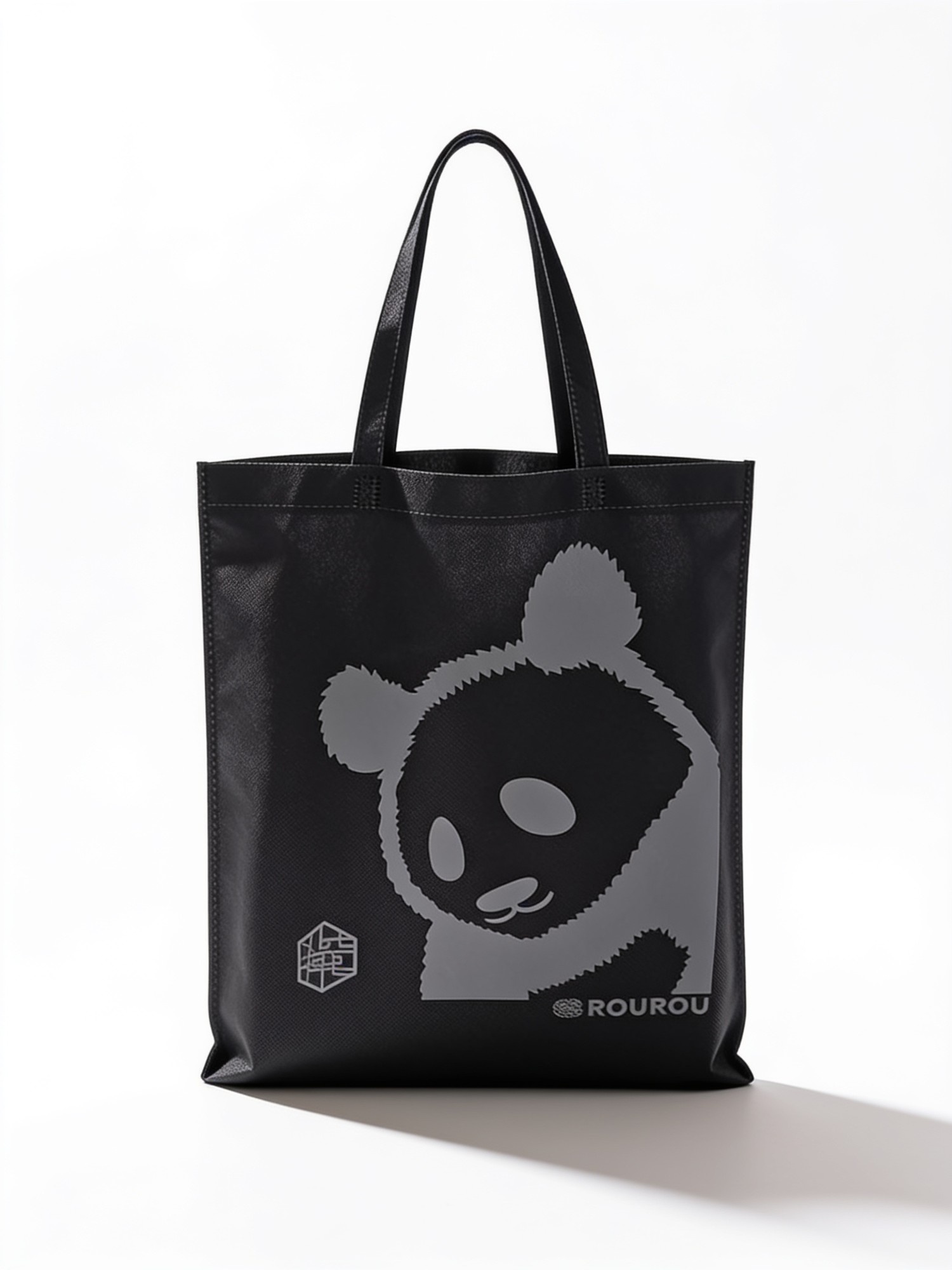 ROUROUのパンダショッパー 手提げタイプ